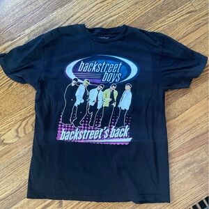 Backstreet Boys Black Graphic T-Shirt